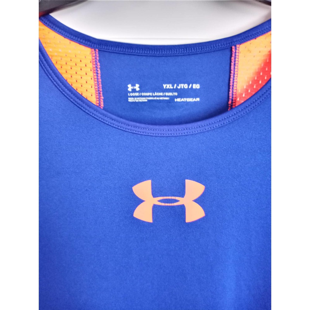 Boys Under Armour HeatGear Muscle Tank - YXL